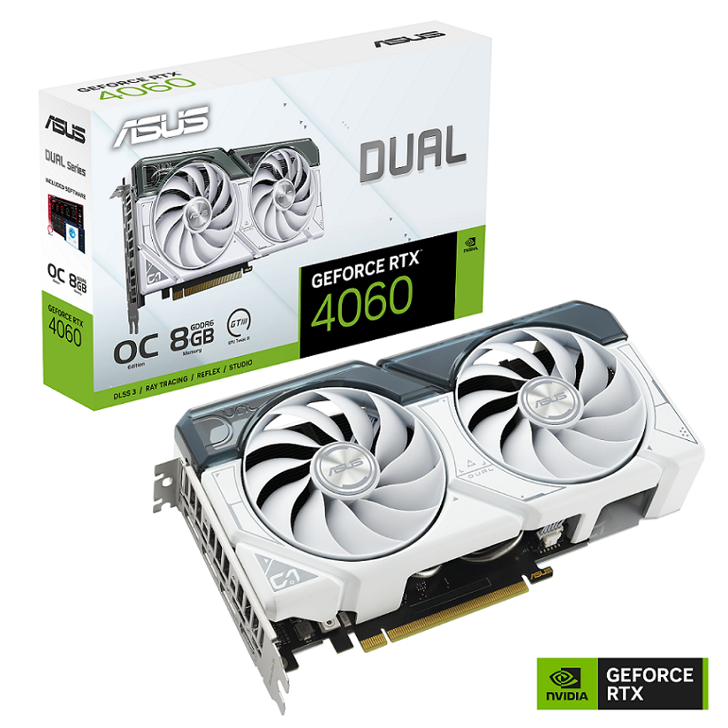 ASUS DUAL-RTX4060-White-O8G